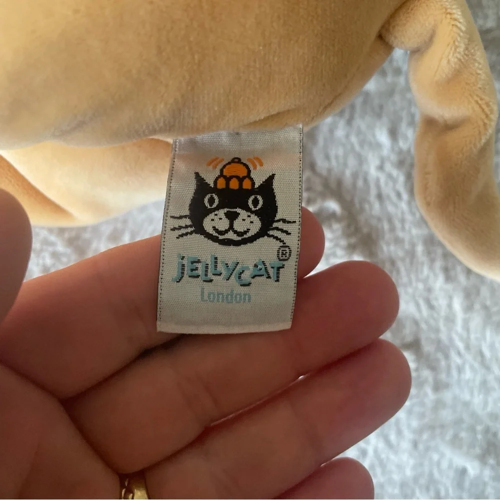 Jellycat  medium mellow mallowDog Pillow Toy - Soft Tan Dachshund Stuffed Animal
